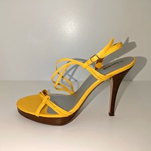 Yellow Spring Stilettos Size 10